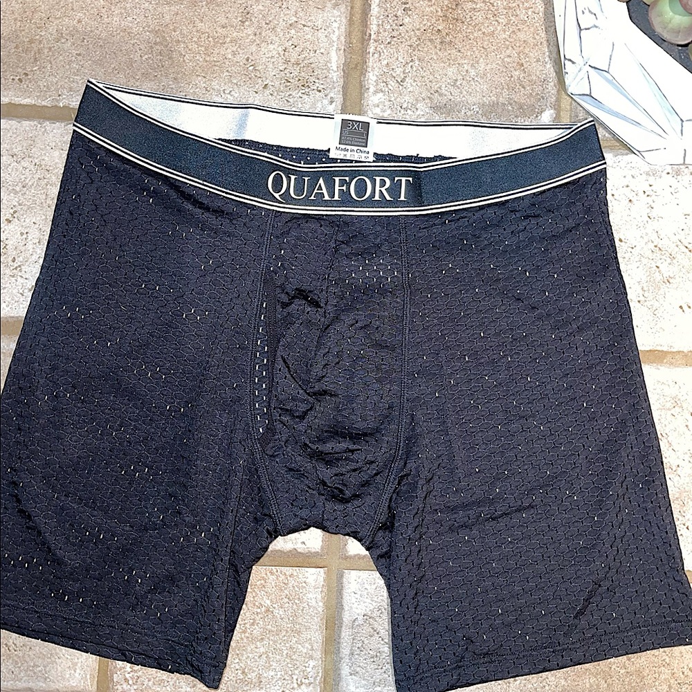 Men’s Mesh See-Through Boxer Briefs - L